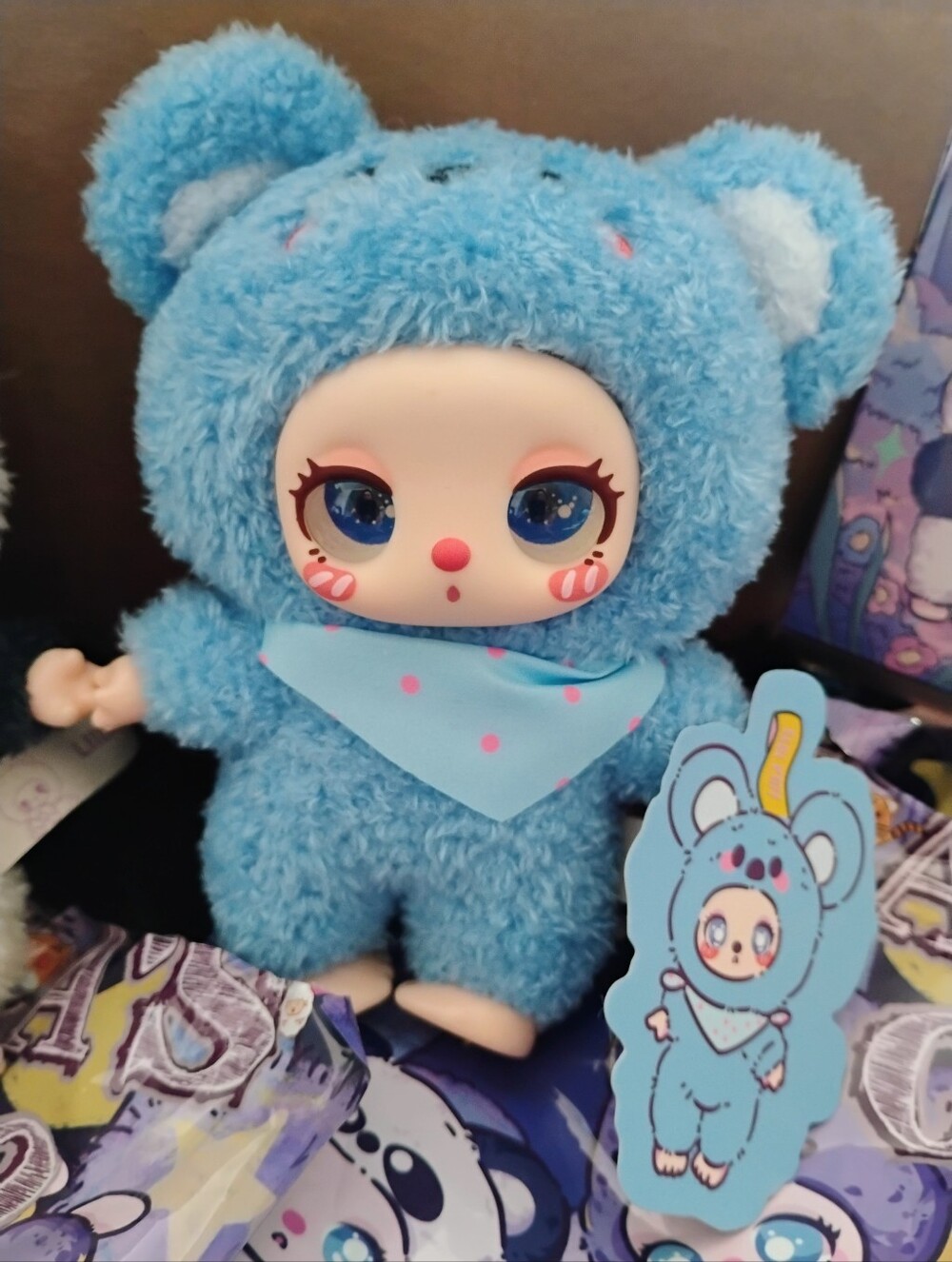 Liilas Zoo Series , Panda And Blue Koala Plushies - Picture 3 of 4